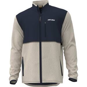 Ski-Doo Men’s Teddy Fleece Jacket Ivory Size L Winter Casual Wear